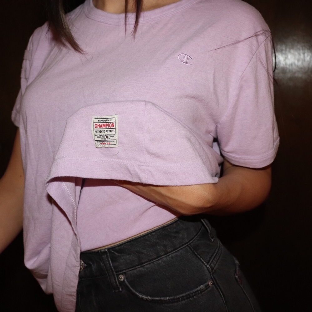 CHAMPION pastel purple t-shirt!